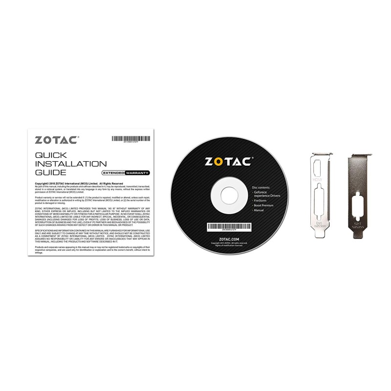 ZOTAC GeForce GT 710 2GB DDR3 ZONE Edition
